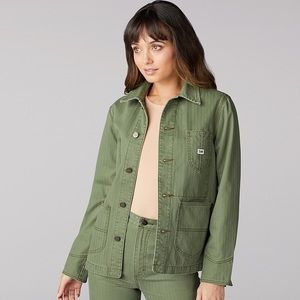 Lee Vintage Modern Loco Chore Jean Jacket - Olive
